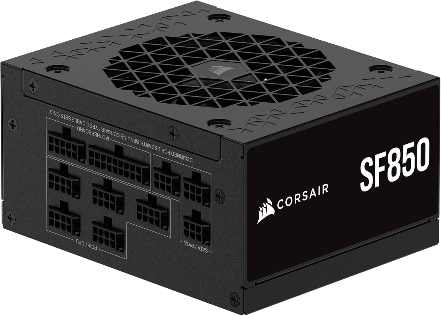 CORSAIR SF850 (2024) 完全モジュラー 低ノイズ 80 プラスプラチナ ATX 電源 – ATX 3.0準拠 – PCIe 5.0対応 – SFX-to-ATXブラケット付属 – ブラック