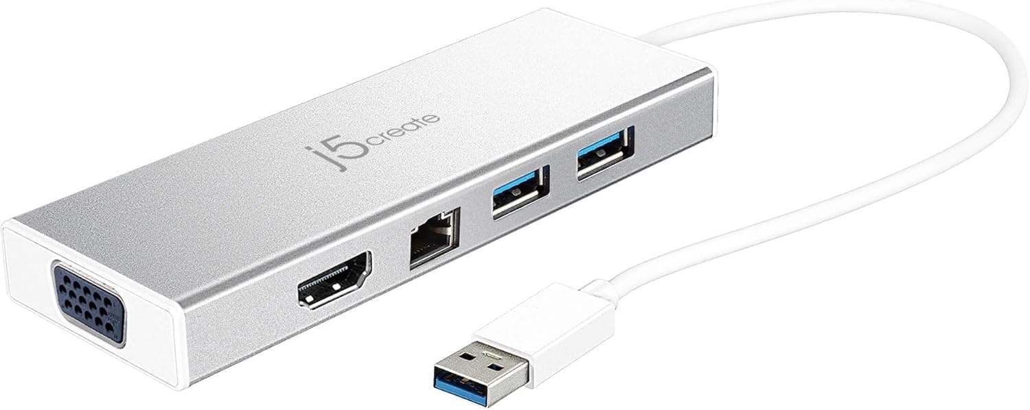 Kopplen j5create JUD380 USB 3.0ミニドッキングステーション