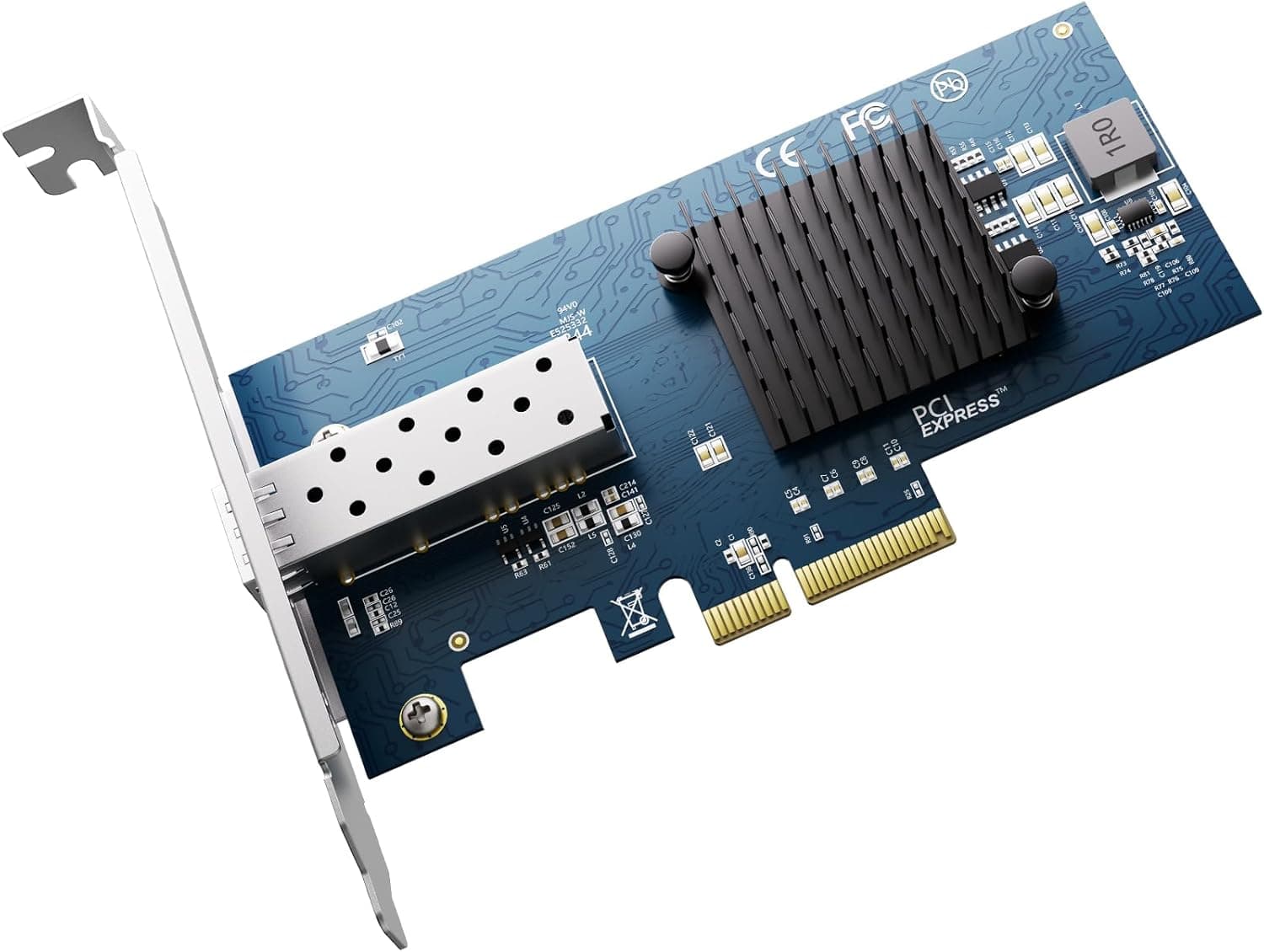 10Gbps PCIe NIC ネットワークカード シングルSFP+ポート Intel 82599EN Windowsサーバー