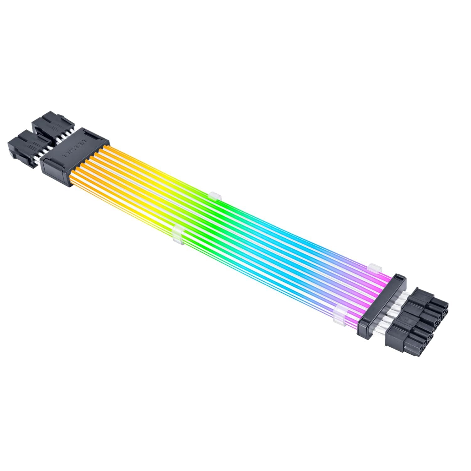 Lian Li Strimer ワイヤレス 8 ピン (PW8-1W-CPU) - アドレス指定可能なRGB電源延長ケーブル CPU EPS対応 - ライトガイド - ワイヤレスコントローラーは含まれていません。必須です。