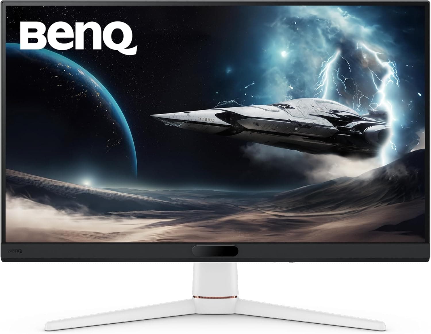BenQ MOBIUZ EX271 27インチ FHD 180Hz ゲーミングモニター 1ms GtG AMD FreeSync DP 1.2 HDMI 2.0 USBハブ 95%P3 ゲーム最適カラー 2.5Wx2スピーカー VESA ディスプレイ HDR400 (ホワイト)