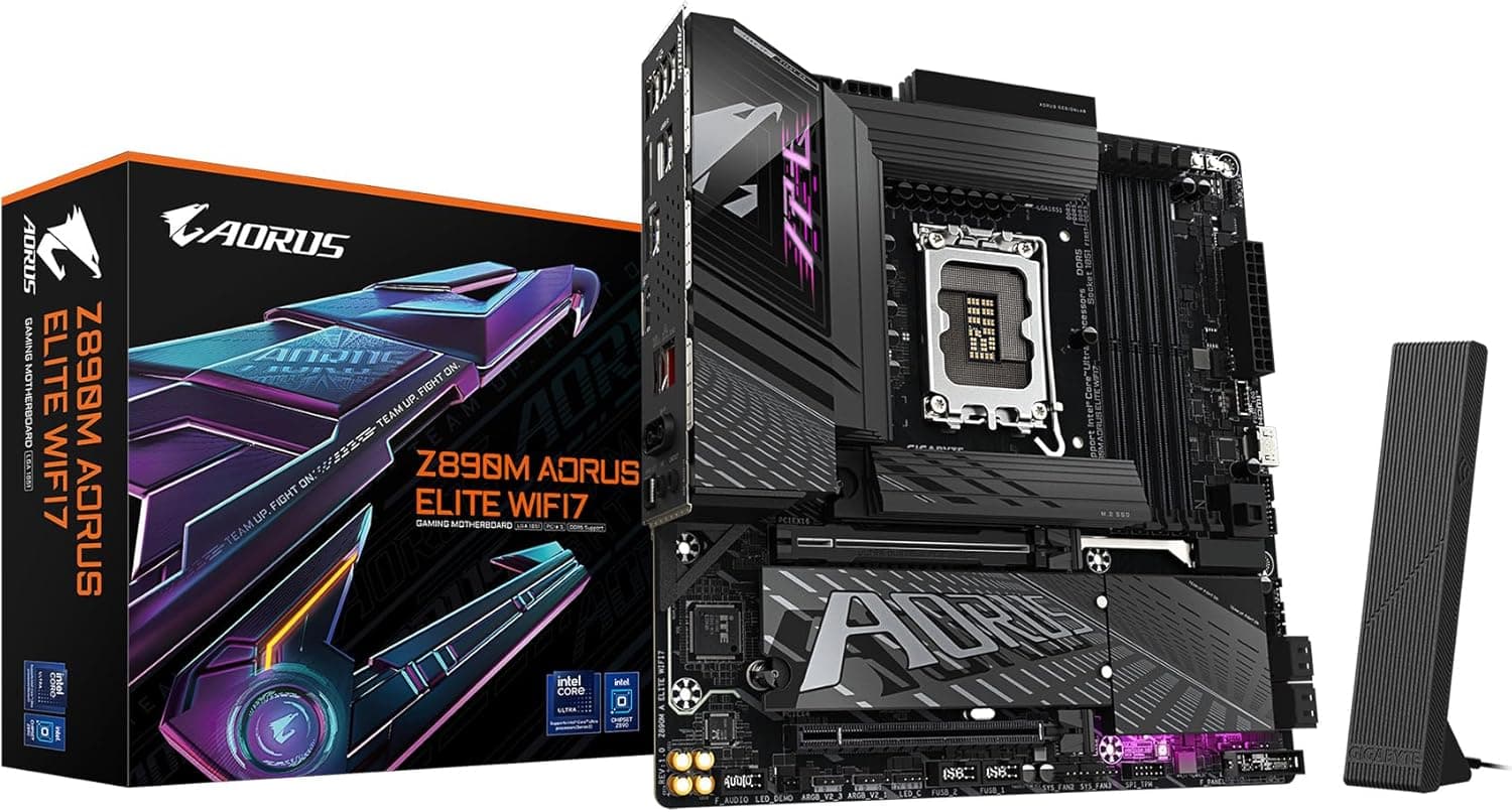 GIGABYTE Z890M AORUS ELITE WIFI7 Micro ATXマザーボード MB6601
