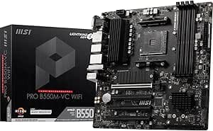 MSI PRO B550M-VC WiFi ProSeries マザーボード (AMD AM4