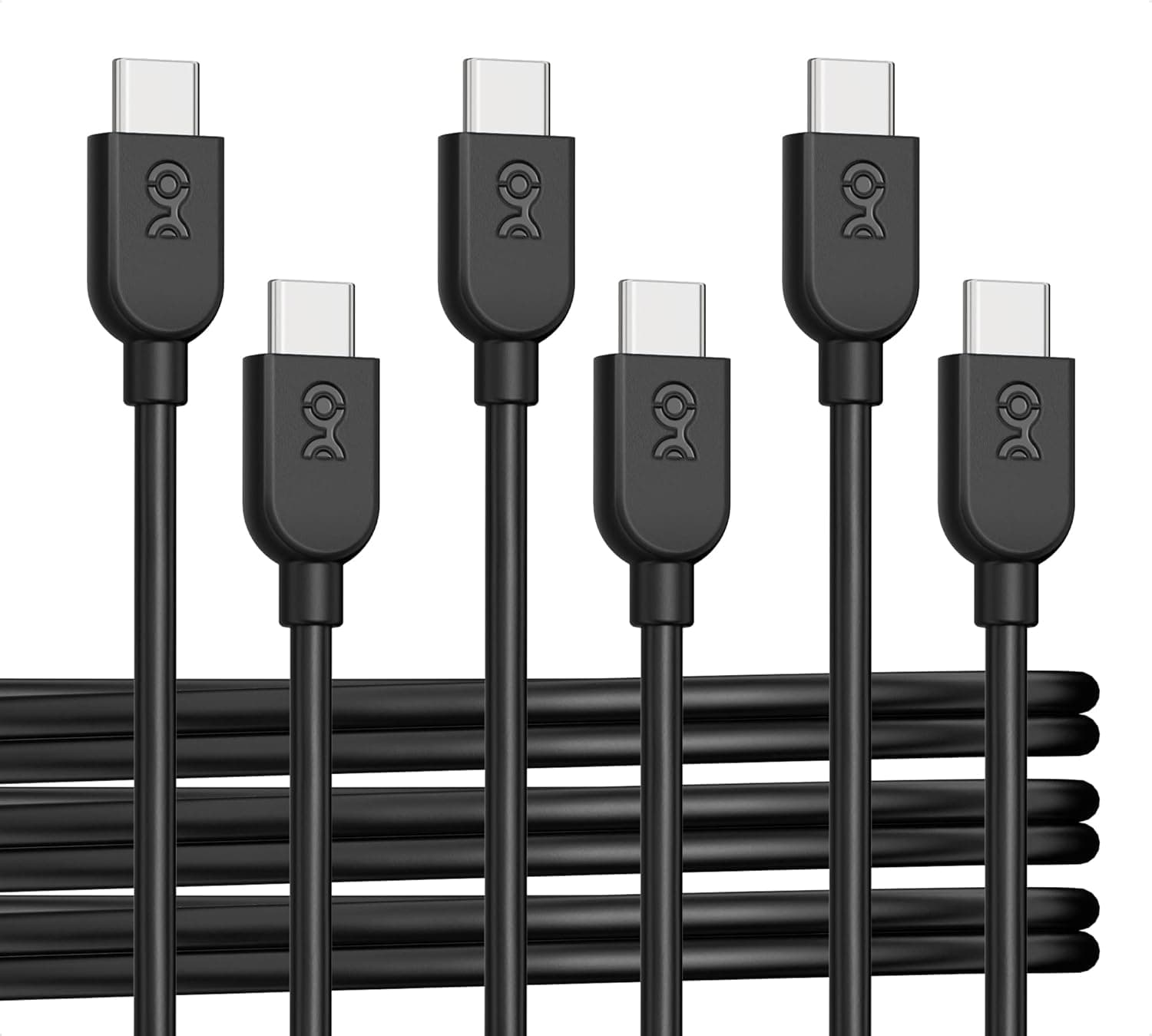 Cable Matters 3本セット USB C 充電ケーブル 0.3m 60W充電ブラック