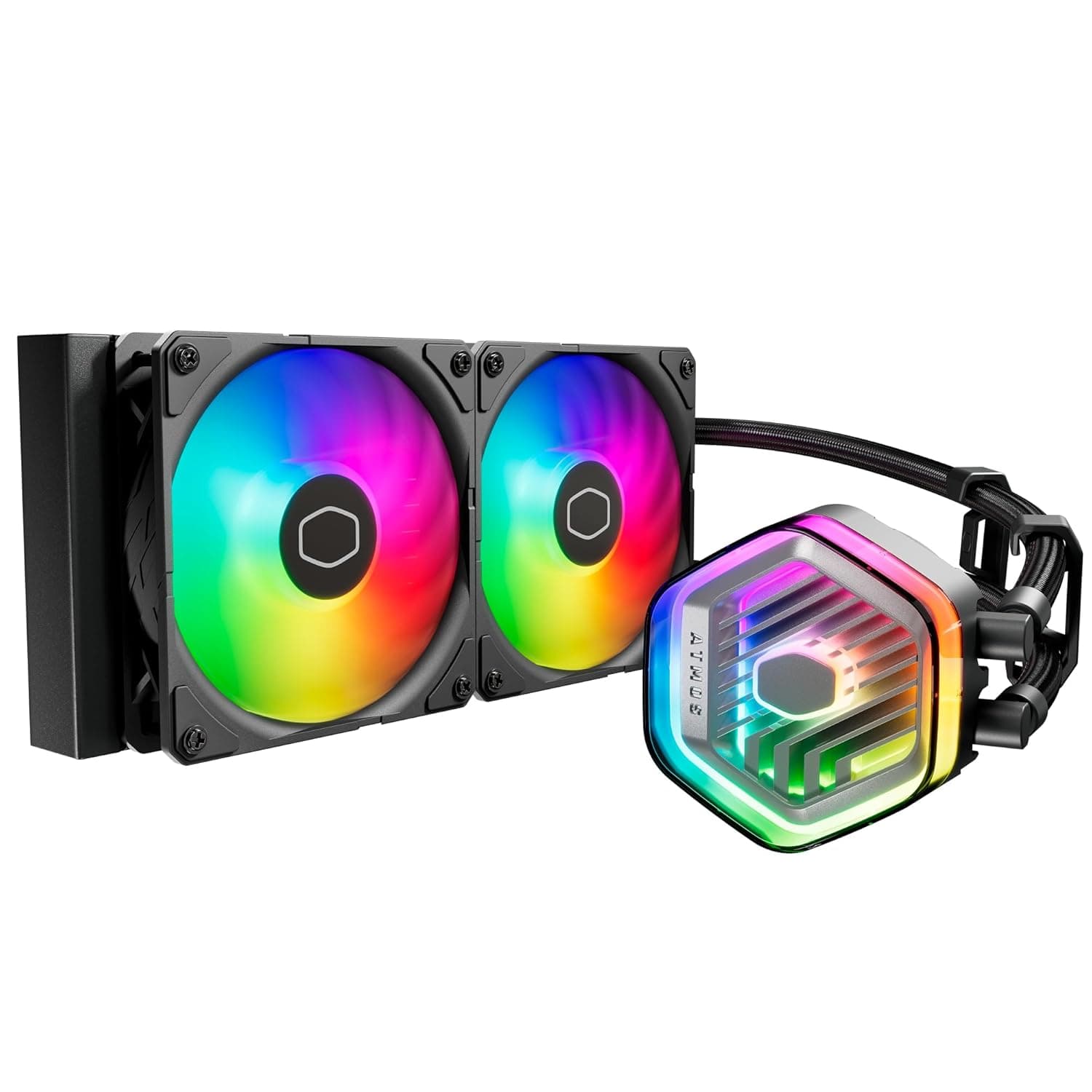 Cooler Master MasterLiquid 240 Atmos デュアルチャンバーポンプ高風量・長寿命ファン搭載 240mmラジエーターサイズ簡易水冷 CPUクーラー MLX-D24M-A25PZ-R1