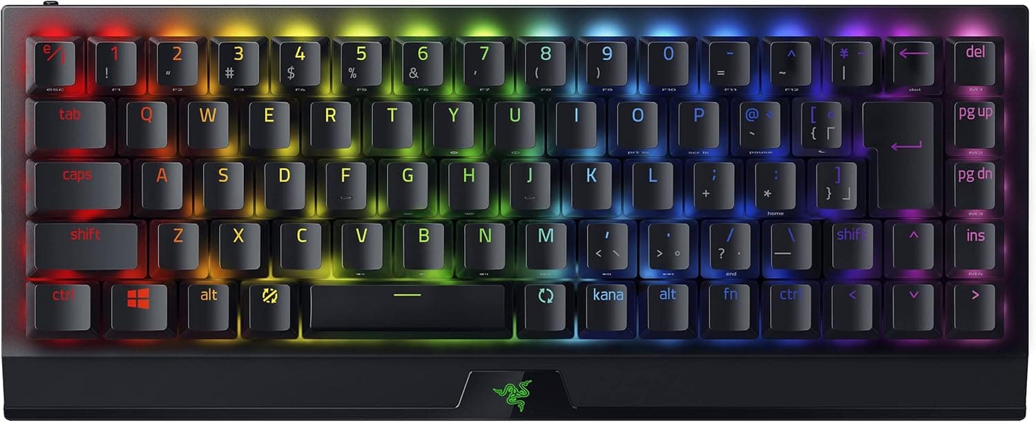 Razer BlackWidow V3 Mini HyperSpeed JP Yellow Switch — 65%レイアウト ワイヤレス メカニカル ゲーミングキーボード