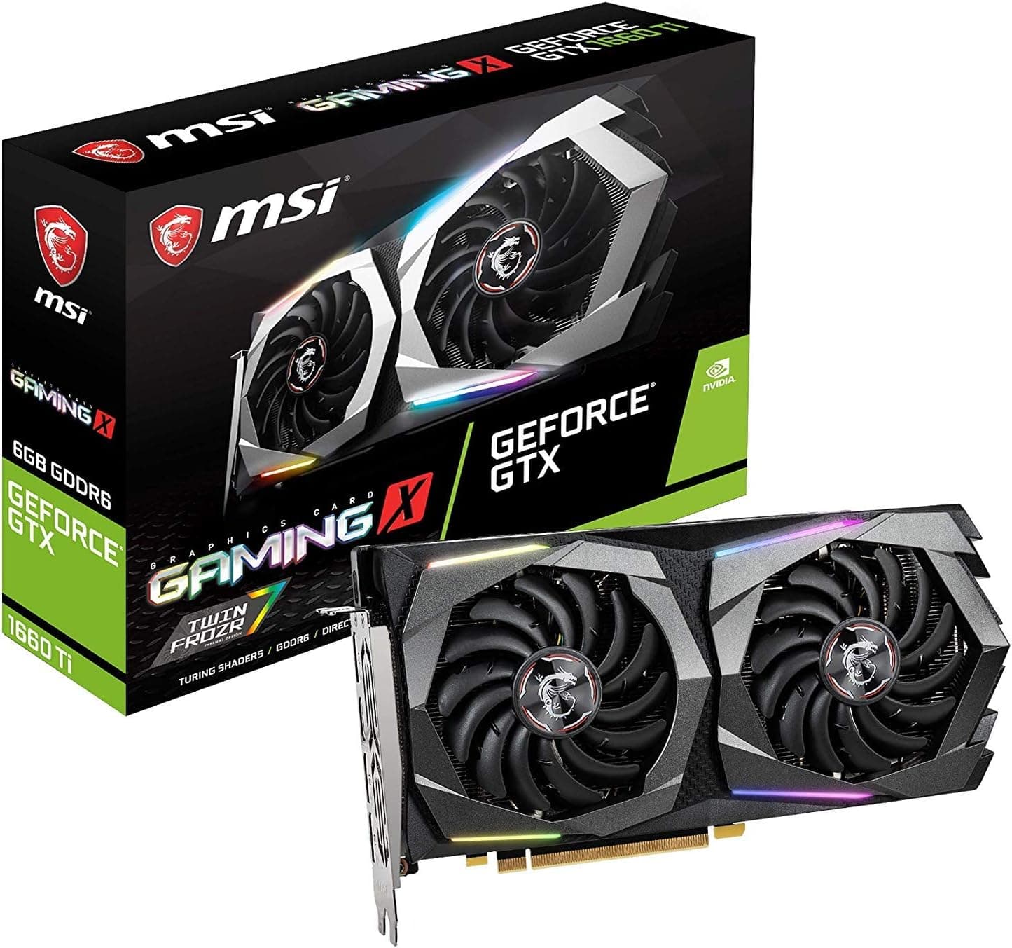 MSI GeForce GTX 1660 Ti Gaming X 6G Graphics Card