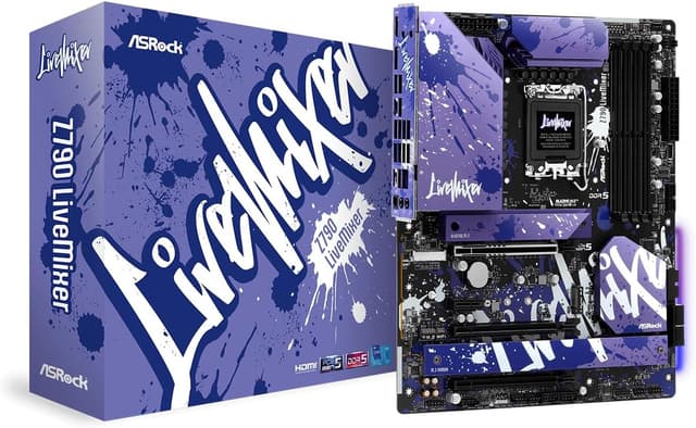 ASRock マザーボード Z790 LiveMixer Intel 第12世代 ・ 13世代 CPU ( LGA1700 )対応 Z790チップセット DDR5 ATX マザーボード 【国内正規代理店品】