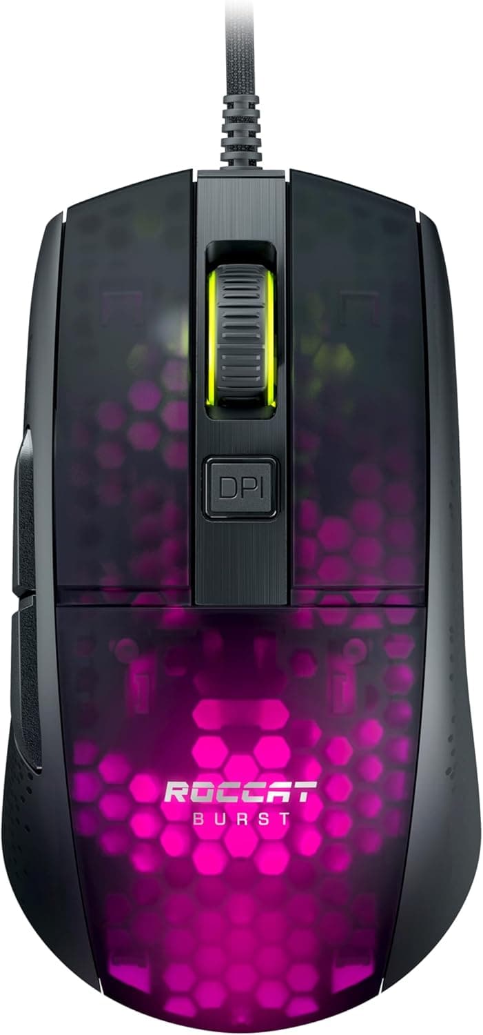 ROCCAT ゲーミングマウス Burst Pro 有線 USB ブラック