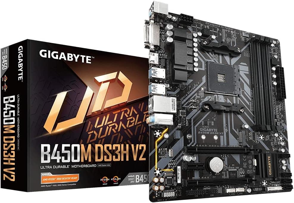Gigabyte B450M DS3H V2 AMD AM4 B450