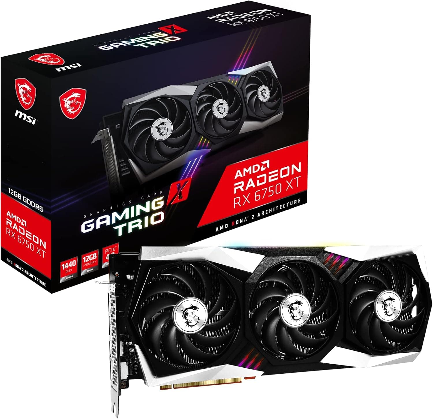 MSI Radeon RX 6750 XT GAMING X TRIO 12G