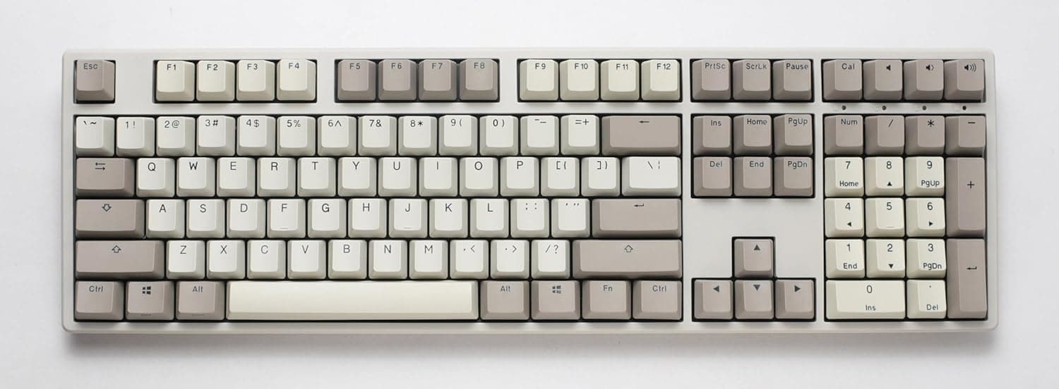 Ducky OriginヴィンテージダブルショットPBTメカニカルキーボード(チェリーMXブラック)
