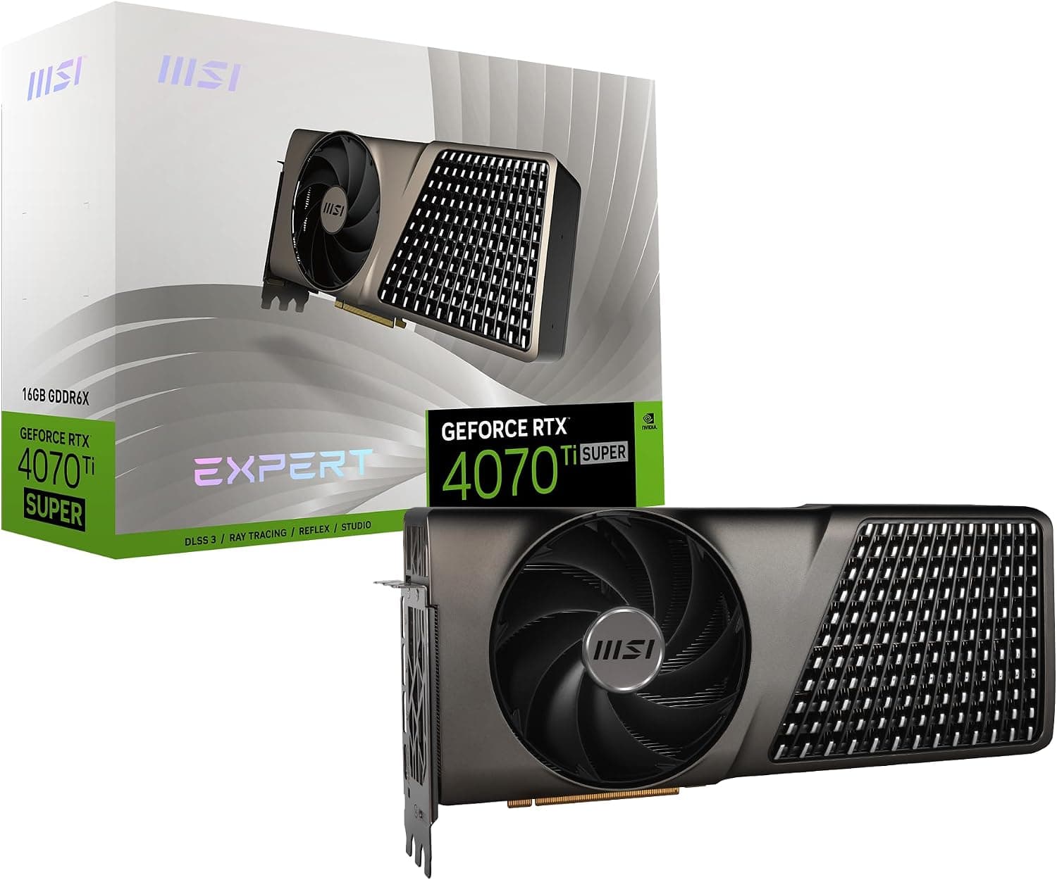 MSI Gaming RTX 4070 TI Super 16G Expert Graphicsカード (NVIDIA RTX 4070 Tiスーパー