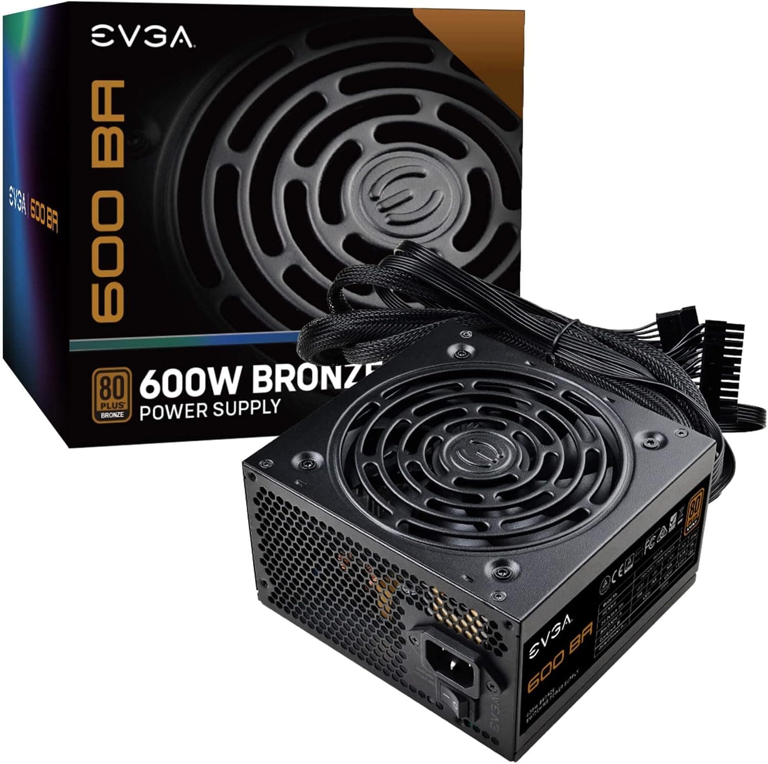 EVGA 600 BA 80 プラスブロンズ 600w 電源 100-Ba-0600-K1