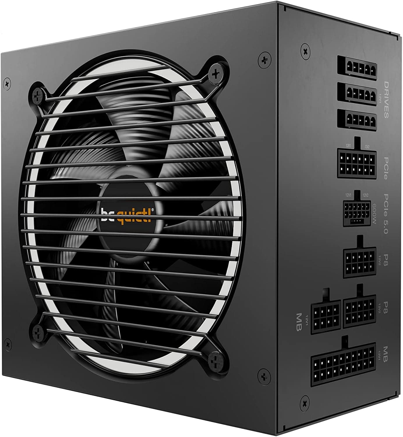 Pure Power 12 M 750W ATX 3.0 80 Plus® ゴールドモジュラー電源 PCIe 5.0 GPUおよびGPU用 6+2ピンコネクタ付き 12VHPWRケーブル付属静音120mm 静かファン - BN504