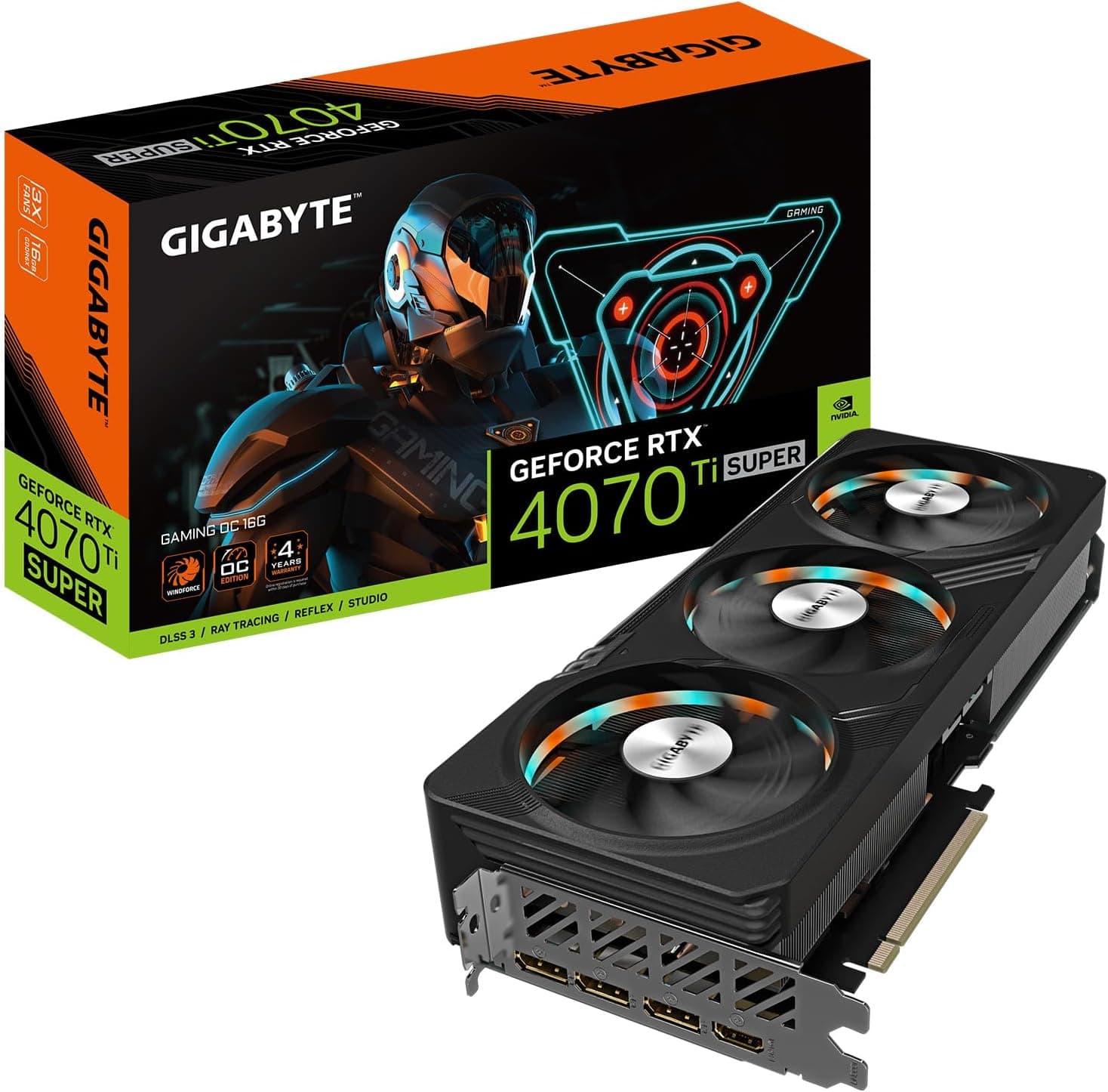 GIGABYTE GeForce RTX 4070 Ti Super Gaming OC 16Gグラフィックスカード