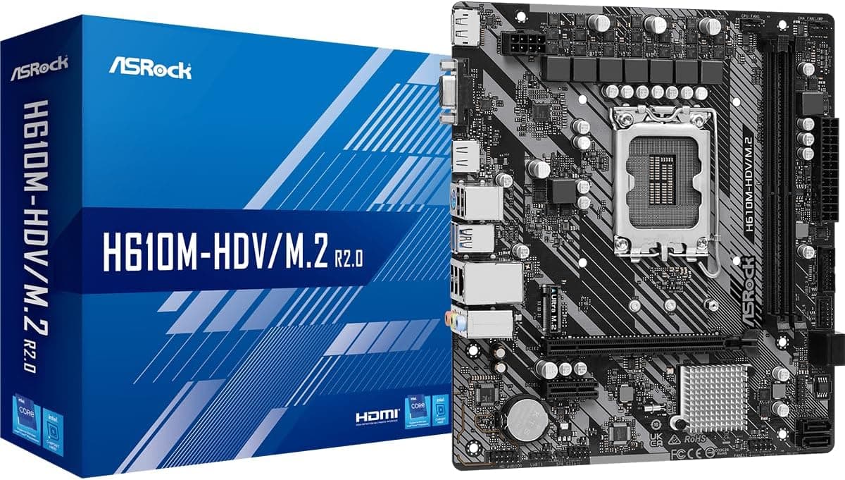 ASRock マザーボード H610M-HDV