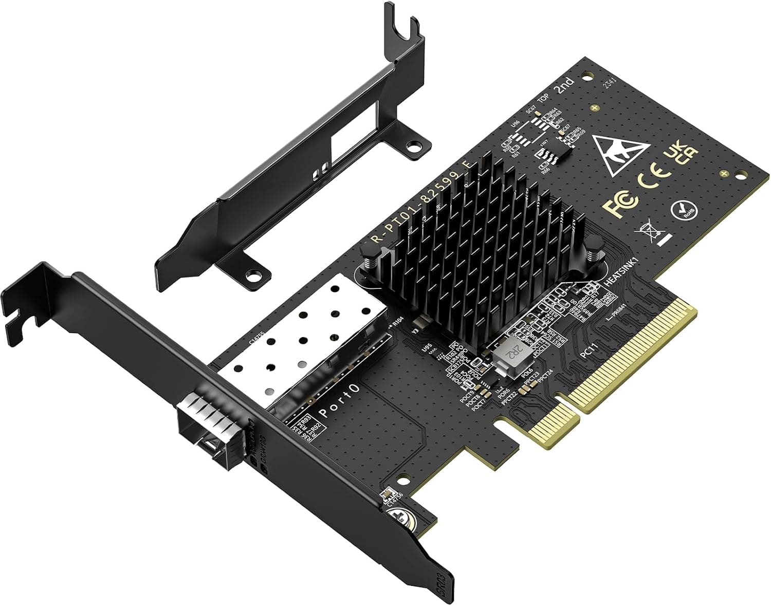 10Gb SFP PCIe Netzwerk Karte mit Intel 82599 (X520-DA1) コントローラー