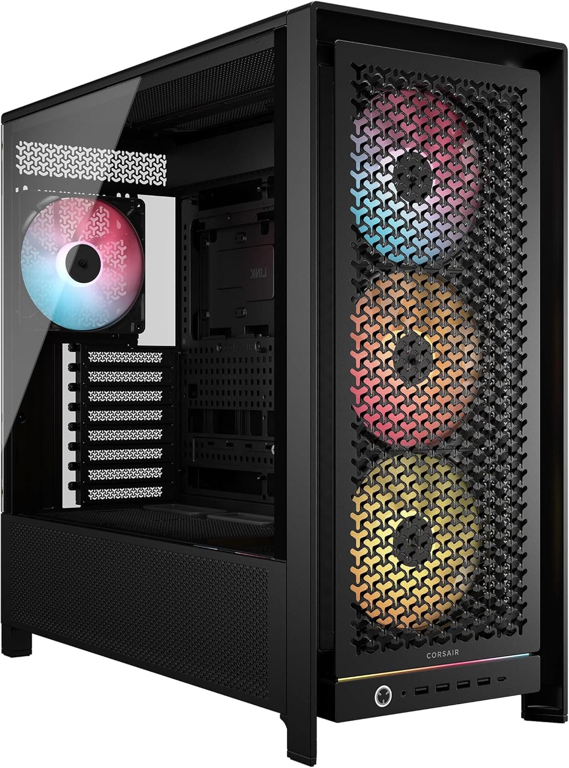CORSAIR FRAME 5000D RS ARGBモジュール式ハイエアフローミッドタワーPCケース