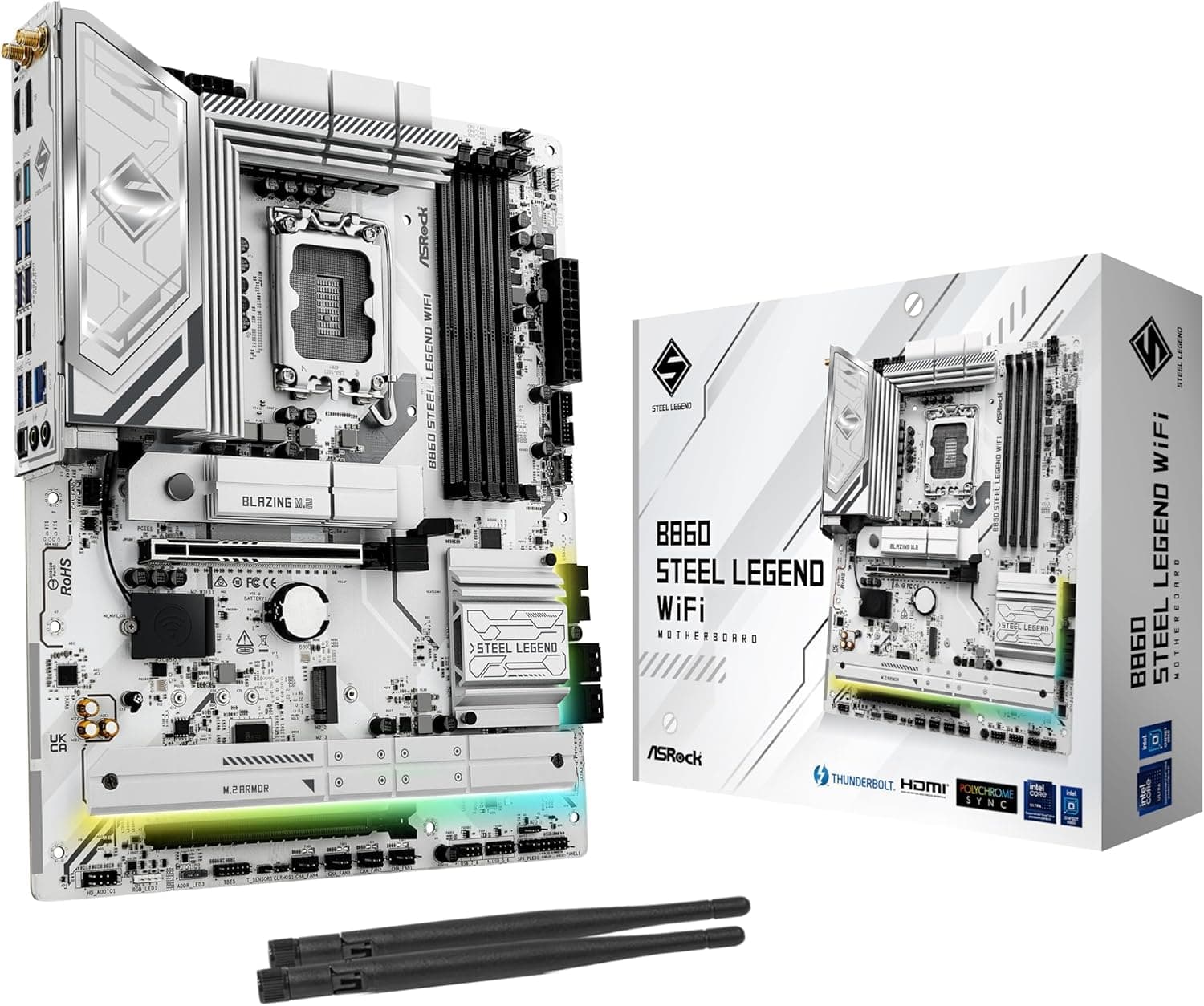 ASRock B860 Steel Legend WiFi ATXマザーボード MB6699
