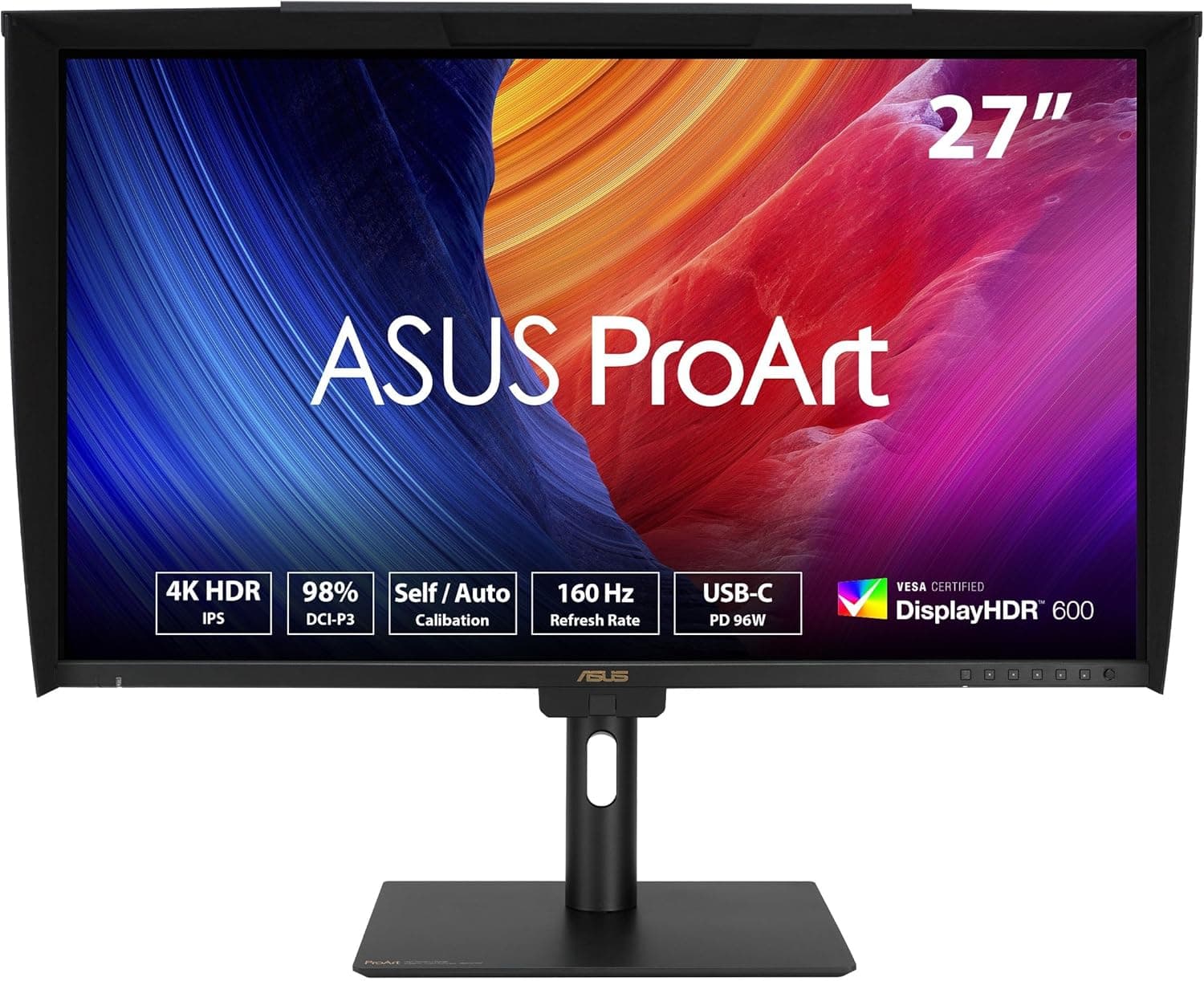 ASUS ProArt PA27UCGE 27インチ (27インチ) 3840×2160ピクセル 4K Ultra HD LED 1ms Schwarz (90LM04NC-B01K71)