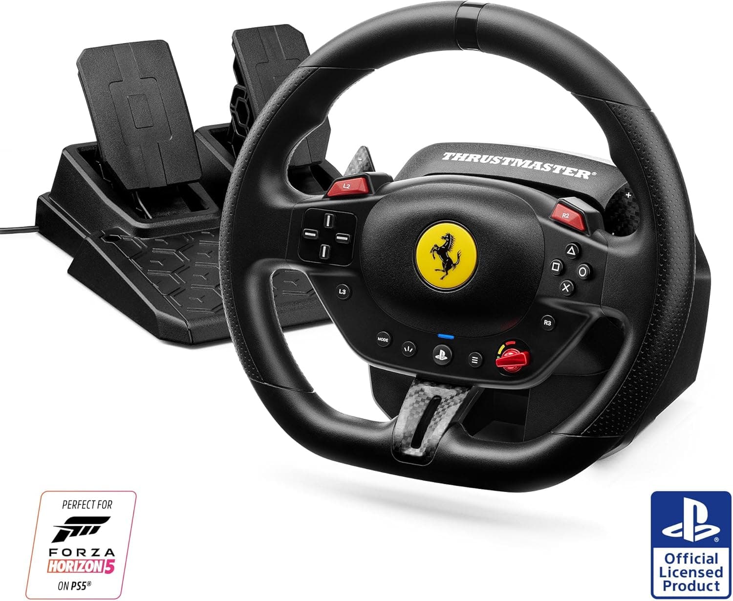 Thrustmaster T98 レーシングホイールとペダルセット PS5
