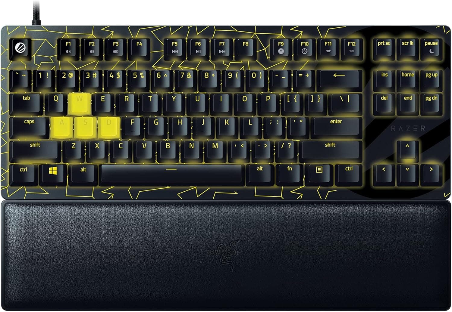 Razer Huntsman V2 TKL ゲーミングキーボード:高速リニアオプティカルスイッチGen2