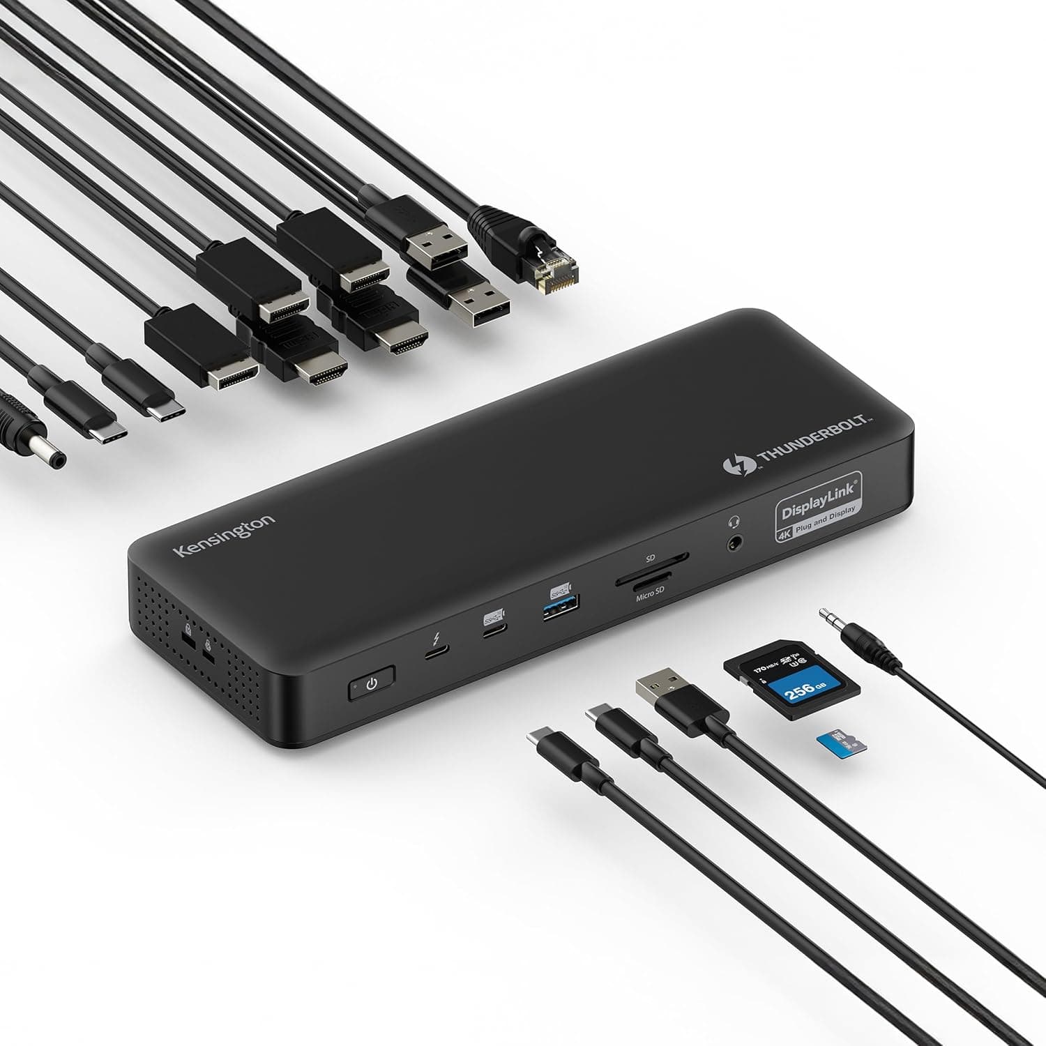 Kensington SD5910T DisplayLink ドッキングステーション Thunderbolt 4 Quad 4K MacBook Pro