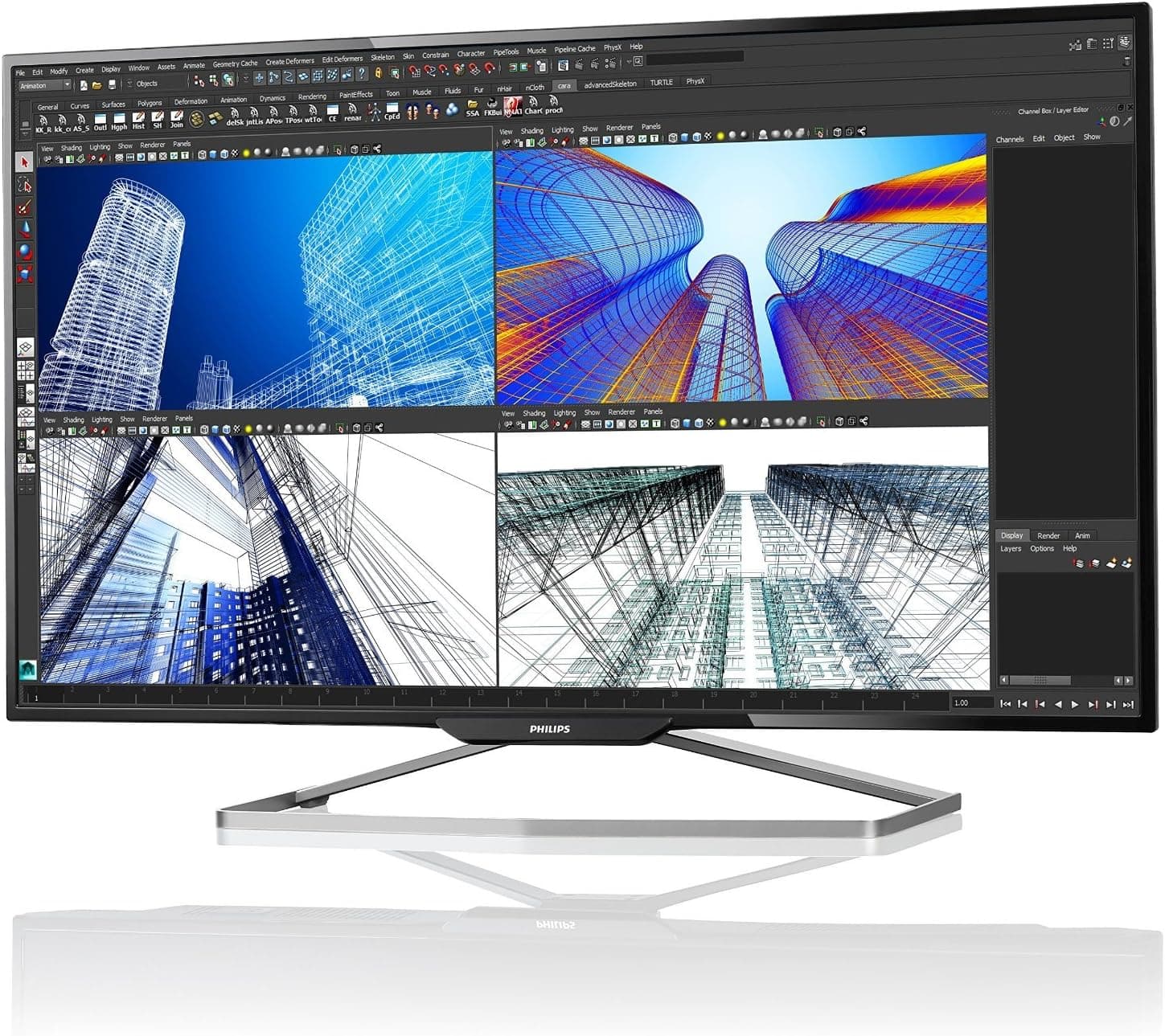 Philips BDM4065UC 39.56" Black 4K Ultra HD