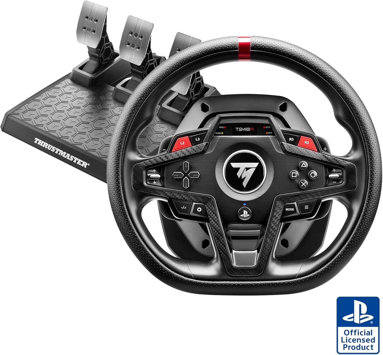 Thrustmaster T248R 3.1 N・m フォースフィードバック レーシングホイールとペダルセット(PS5
