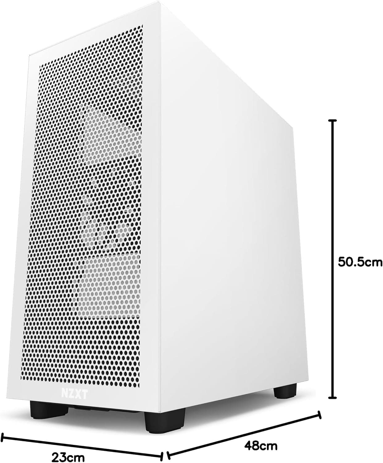 NZXT H7 Flow CM H71FG 01 ATX ミッドタワー PCゲームケース フロント I