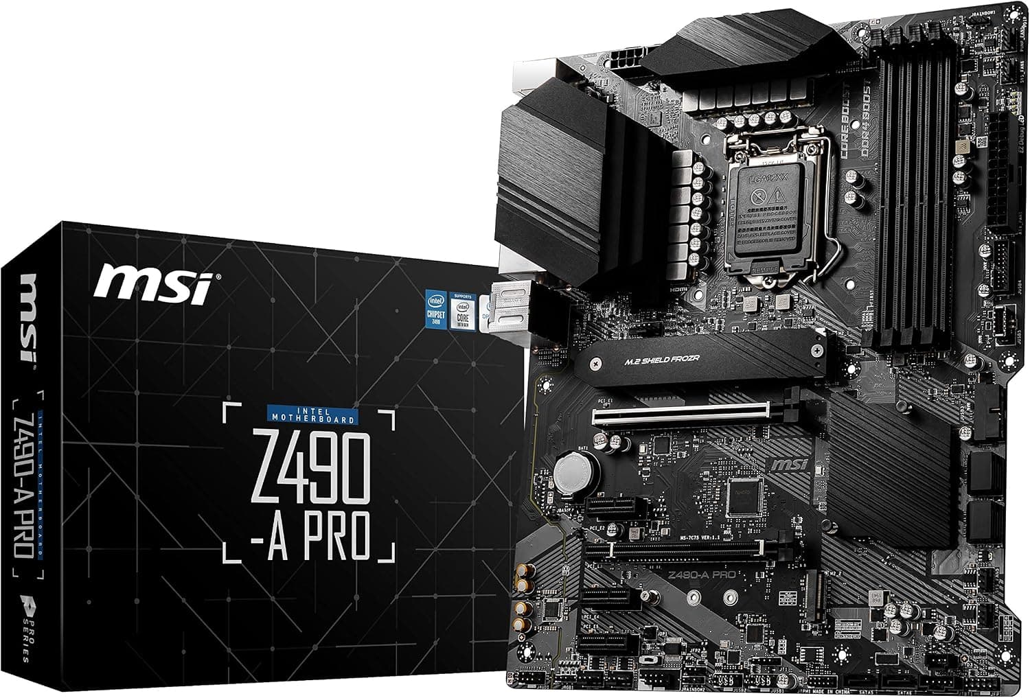 MSI Z490-A PRO ProSeries ATX (?10 Intel Core LGA 1200 DDR4 M.2 USB 3.2 Gen 2 2.5G LAN DP