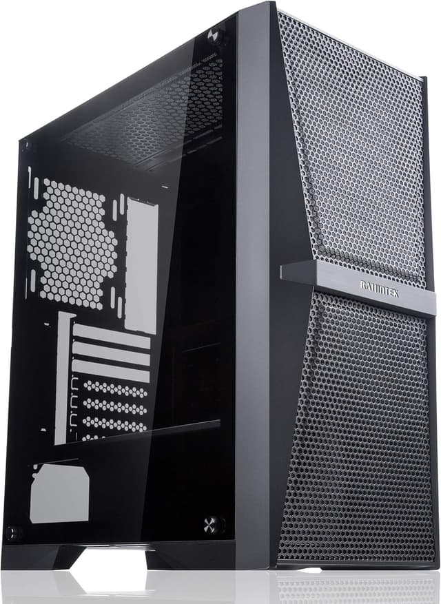 RAIJINTEK ライジンテック PCケース SILENOS MS ATX対応 ミドルタワー型 強化ガラス採用 (0R20B00204) 黑