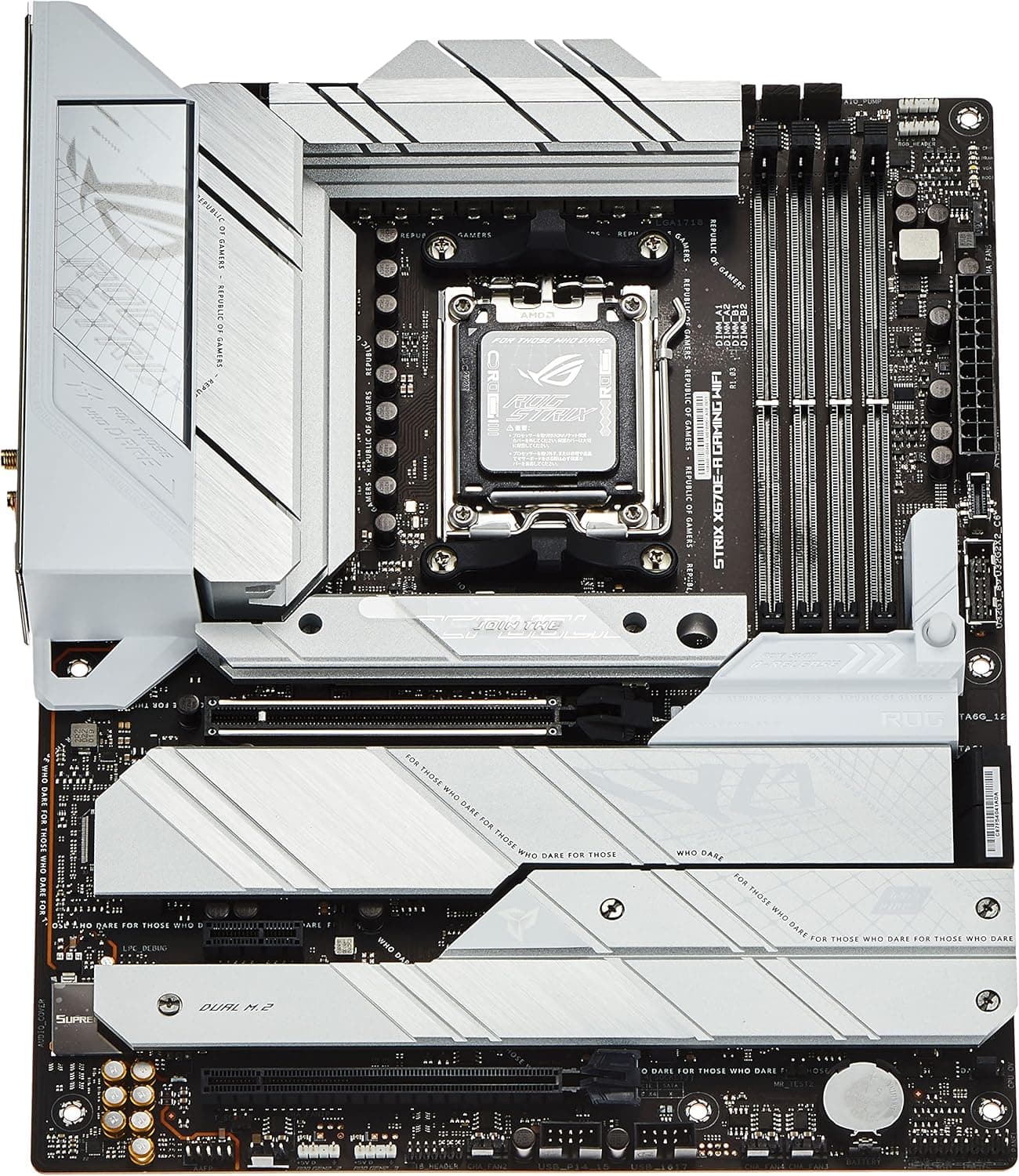 ASUS ROG STRIX X670E-A GAMING WIFI AMD Ryzen 7000 シリーズ AM5 対応 X670 搭載 ATX マザーボード